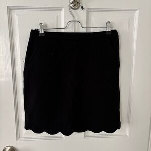 Skies Are Blue Black Mini Skirt